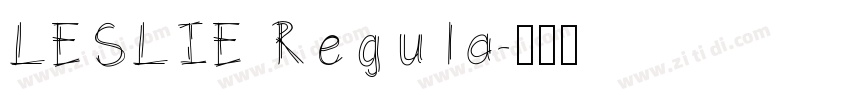 LESLIE Regula字体转换